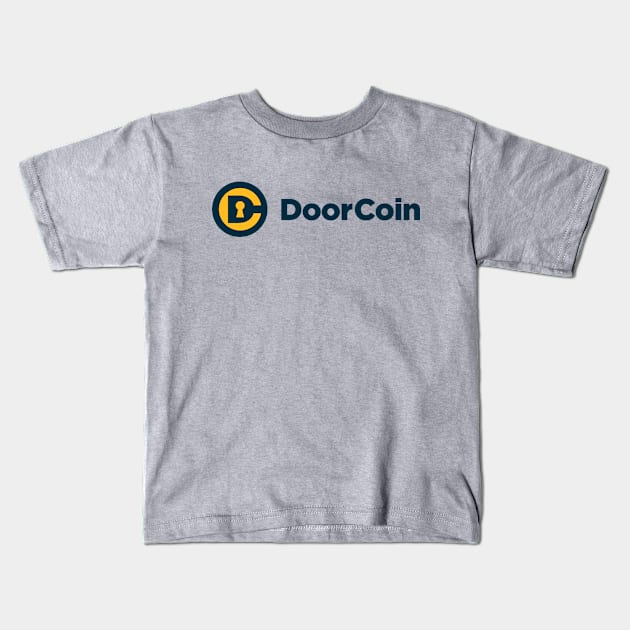 DoorCoin Logo Kids T-Shirt by DoorCoin